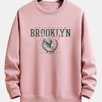 Brooklyn Eagle Print Relax Fit Sweatshirt