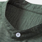 Stand Collar Textured Shirt