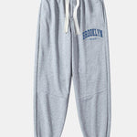 Brooklyn Print Cotton Blend Jogger Pants