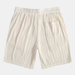 Wave Textured Button Up Shirt & Shorts