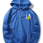 LA Smiley Print Hoodie