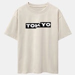 Tokyo Print Drop Shoulder Oversize T-Shirt