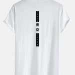 Tokyo Back Print Cotton Arc Hem T-Shirt