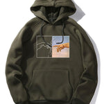 Create Adam Print Hoodie