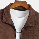 Aztec Print Patchwork Teddy Fleece Coat