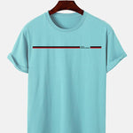 Paris Dream Maker Stripe Print T-Shirts