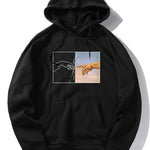 Create Adam Print Hoodie