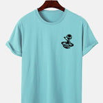 Alien Print T-Shirt
