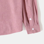 Long Sleeve Flap Pocket Corduroy Shirt