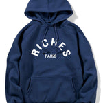 Rich Paris Print Hoodie