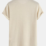 Waffle Arc Hem T-Shirt