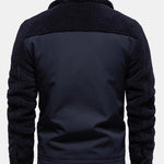Quilted Lined Teddy Spliced Jacket