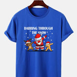 Slogan Santa Print T-Shirt
