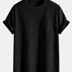 Corduroy Oversize T-shirt With Pocket & Shorts
