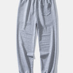 Drawstring Waffle Jogger Pants