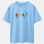 Goat Print Drop Shoulder Oversize T-Shirt