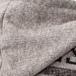 Aztec Geometric Pattern Zip Hooded Sweater