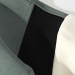 Color Block Sweatshirt With Pocket
