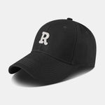 Letter R Cotton Baseball Cap