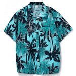 Tropical Print Button Up Shirt & Tropical Print Swim Shorts
