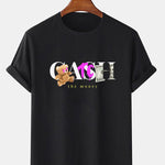 Catch The Money Bear Print T-Shirt