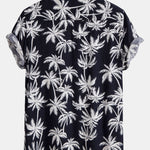Palm Tree Print Shirt & Swim Shorts
