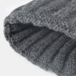 Faux Wool Warm Stripe Knit Beanie Hat Cuffed Cap