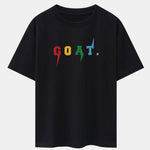 Goat Print Drop Shoulder Oversize T-Shirt