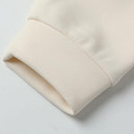 Textured Fabric Patchwork Crew Neck Sweatshirt