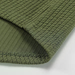 Long Sleeve Muscle Fit Ribbed Arc Hem Hooded T-Shirt