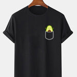 Pocket Avocado Print T-Shirt