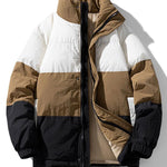 Color Block Puffer Jacket