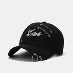 Iron Hoop Design Couple Baseball Cap