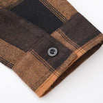 Plaid Corduroy Panel Shirt & Chino Cargo Jogger Pants