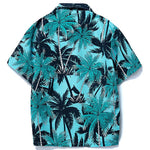Tropical Print Button Up Shirt & Tropical Print Swim Shorts