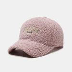 Eleven Embroidery Warm Teddy Plush Baseball Cap