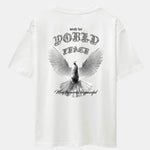 Dove Of Peace Back Print Drop Shoulder Oversize T-Shirt