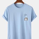 Crying Cat in a Croc Print T-Shirt