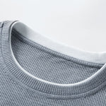 Long Sleeve 2 In 1 Waffle T-Shirt