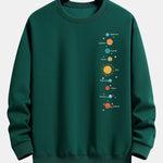 Planet Print Relax Fit Sweatshirt