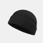 3 Pieces Solid Color Warm Knit Beanie Hat