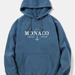 Monaco Anchor Print Hoodie