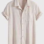 Short Sleeve Corduroy Cuban Shirt & Shorts