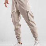 Drawstring Cargo Jogger Pants