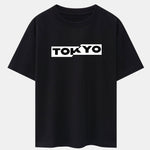 Tokyo Print Drop Shoulder Oversize T-Shirt