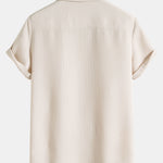 Waffle Revere Collar Shirt & Shorts