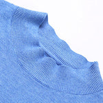 Short Sleeve Muscle Fit Mock Neck Sweater