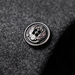 Stand Collar Woolen Overcoat