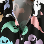 Funny Ghost Print Shirt