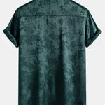 Paisley Print Satin Shirt & Shorts